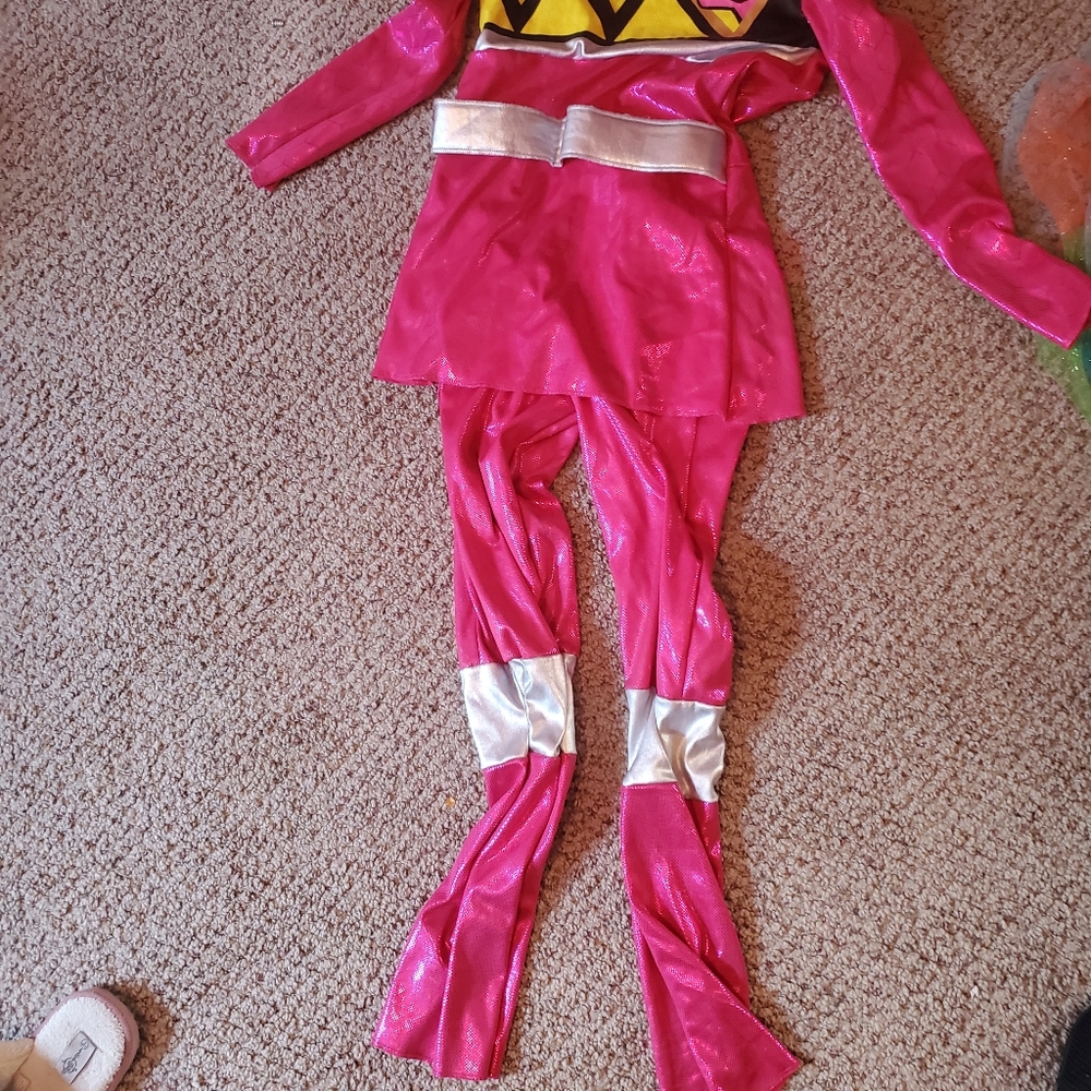 Pink power ranger costume